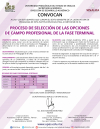 Convocatoria proceso de selecci&oacute;n de las opciones de campos profesional de la fase terminal