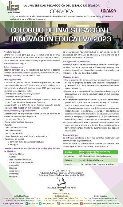 Coloquio de Innovaci&oacute;n Educativa