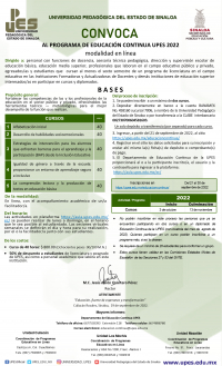 Convocatoria Educaci&oacute;n Continua