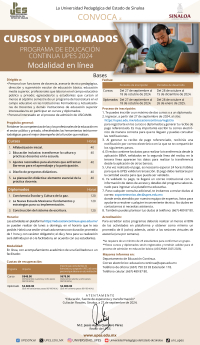 Convocatoria Educaci&oacute;n Continua septiembre 2024