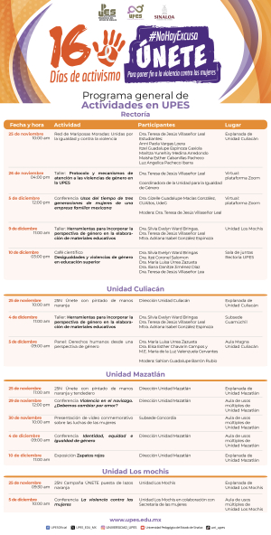 16 d&iacute;as de Activismo