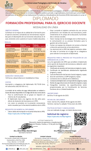 DIPLOMADO FORMACIÓN PROFESIONAL DOCENTE